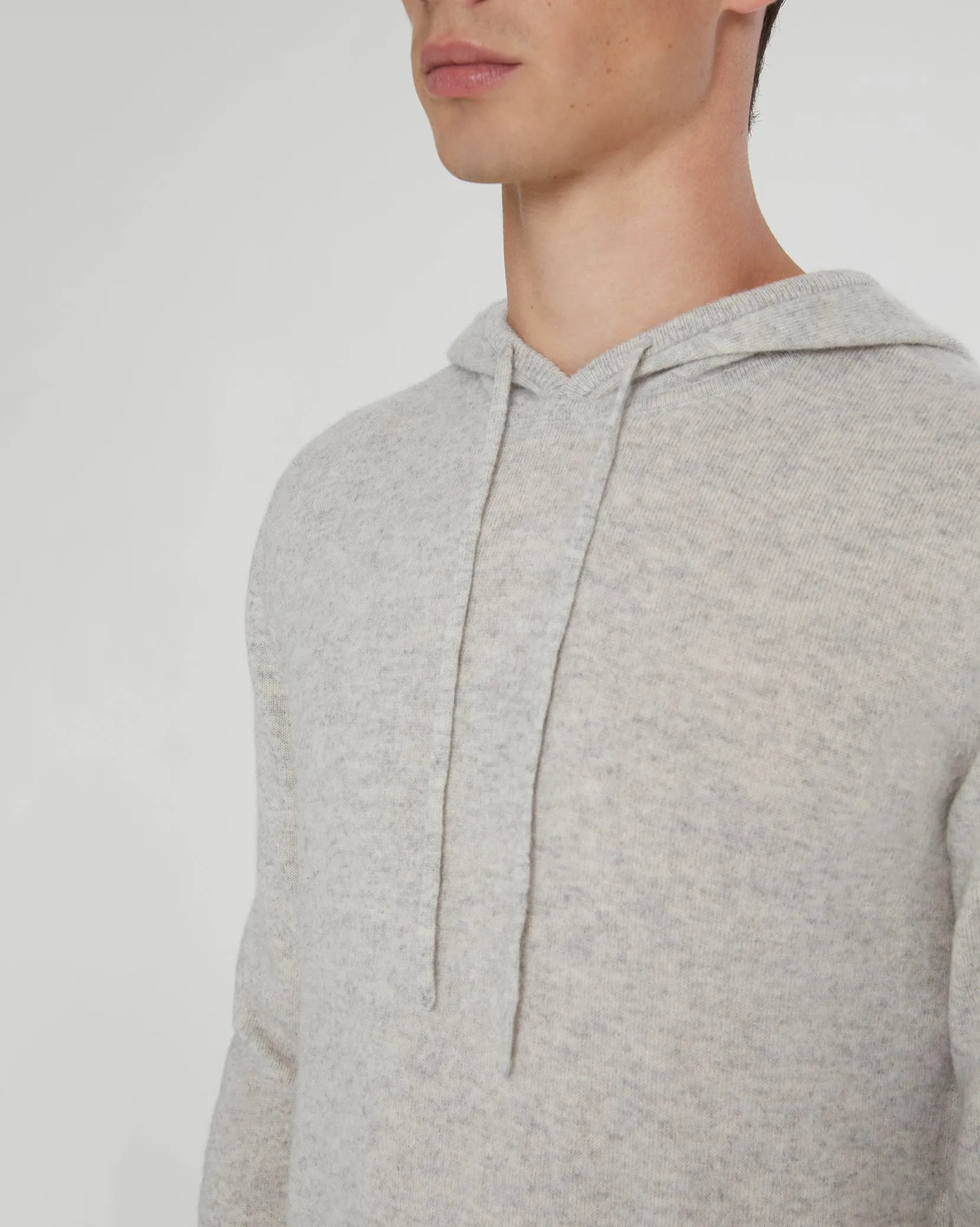 100% Cashmere Hooded Pullover