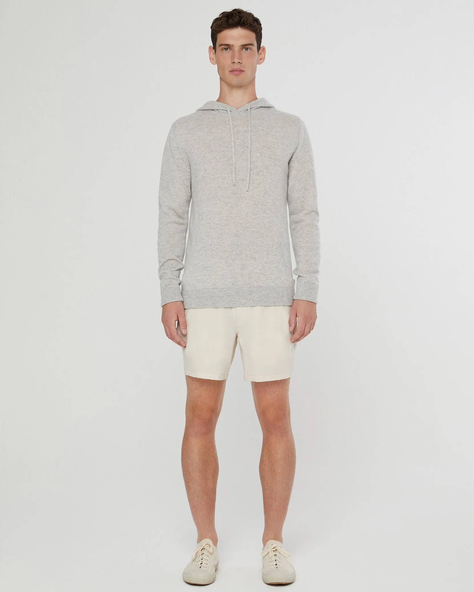 100% Cashmere Hooded Pullover