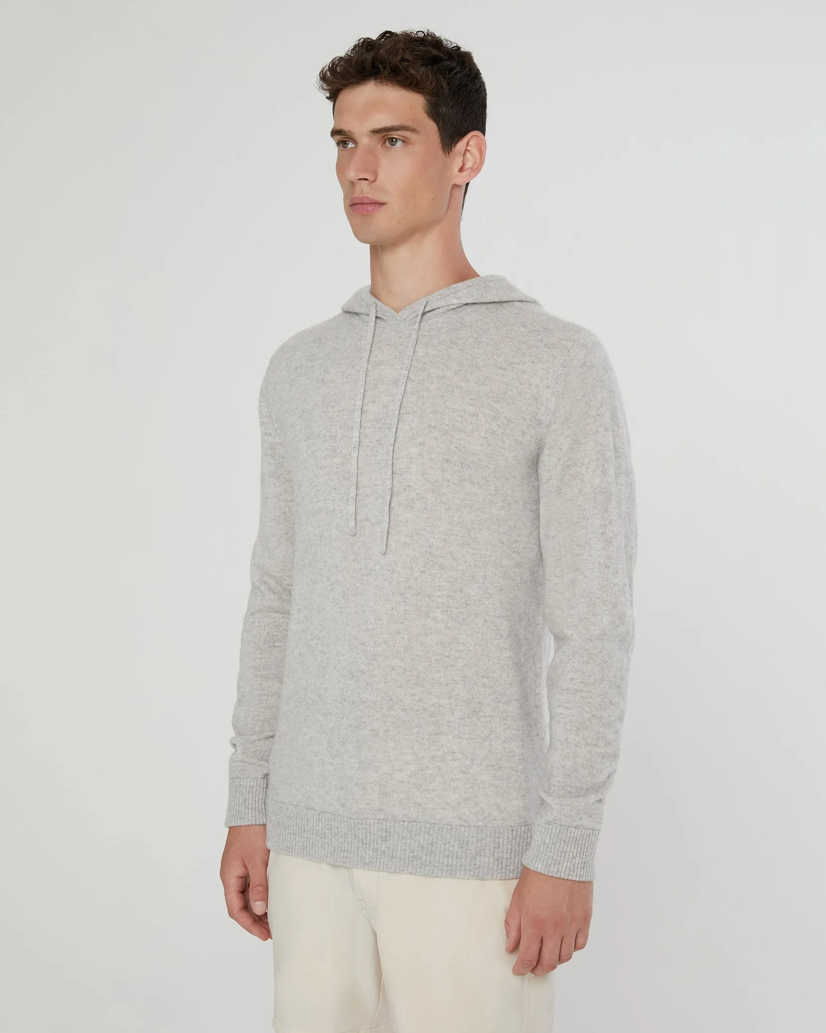 100% Cashmere Hooded Pullover