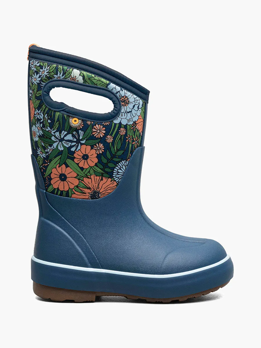 Bogs - Kids Classic II - Vintage Floral Blue Multi