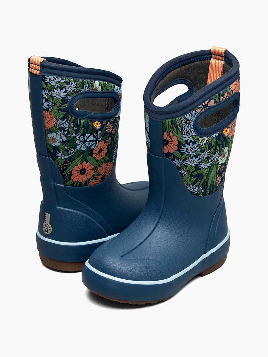 Bogs - Kids Classic II - Vintage Floral Blue Multi