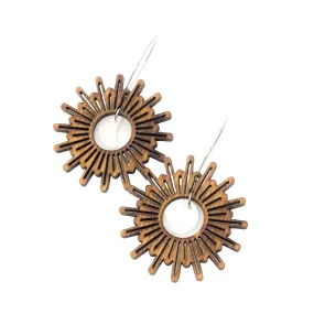 Celestial Wood Earrings | MOONBOW