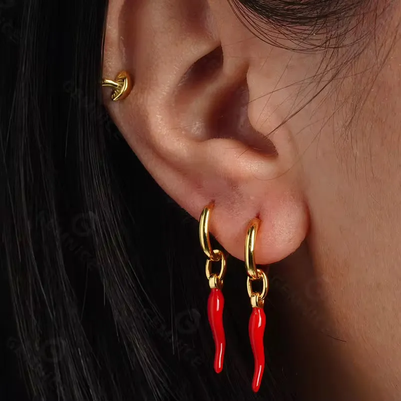 Chili Pepper Earrings