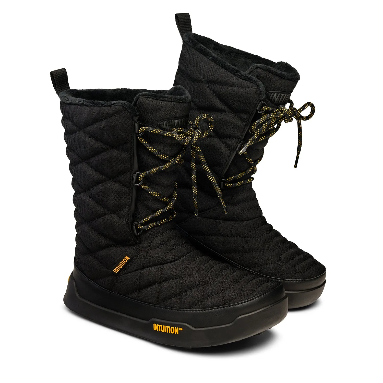 Intuition Original High Booties - Black/Gold