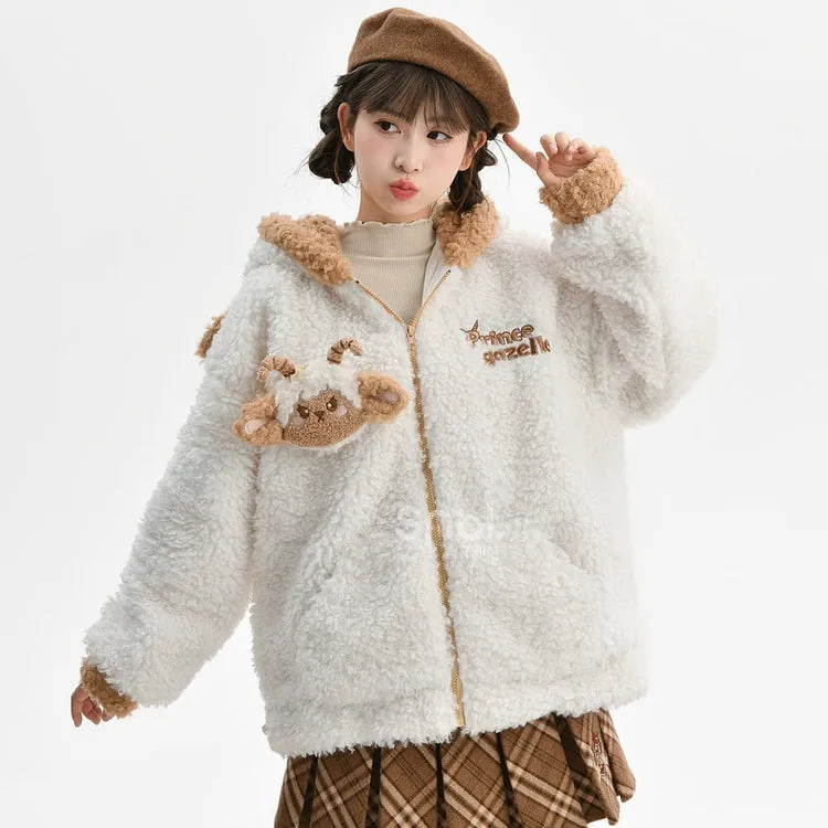 Kawaii Antelope Princess Doll Hooded Sweatshirt