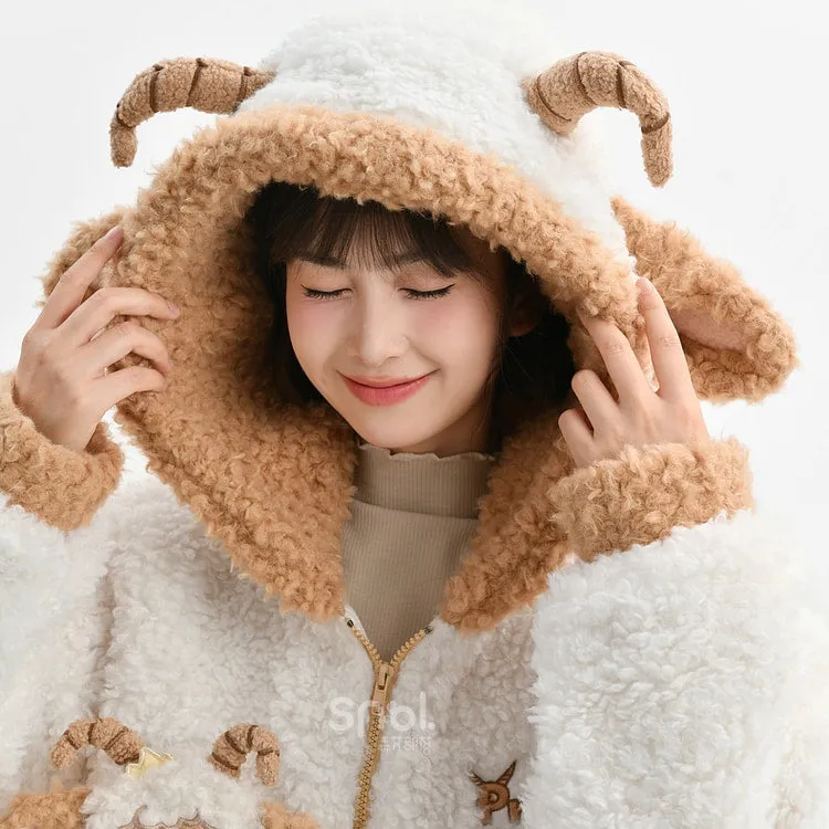 Kawaii Antelope Princess Doll Hooded Sweatshirt