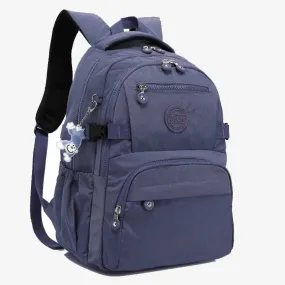 Simple Student Backpack Short Travel Durable Waterproof Nylon Dapack