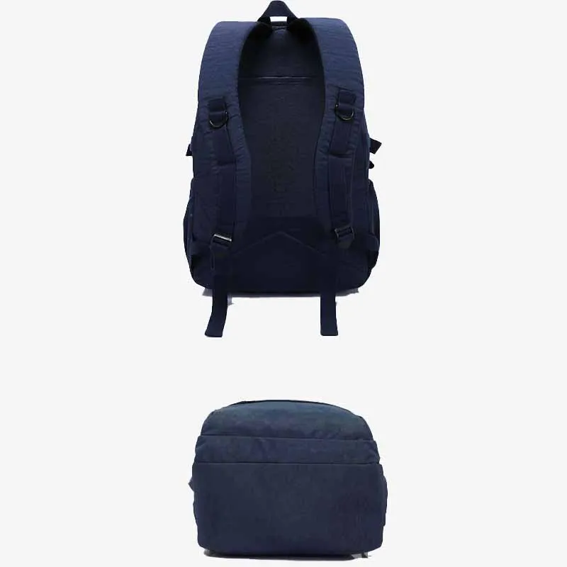 Simple Student Backpack Short Travel Durable Waterproof Nylon Dapack