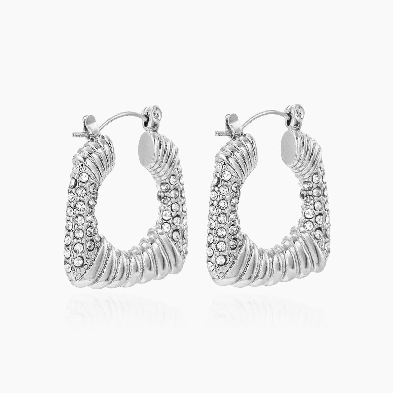 Stargirl Pave Hoops
