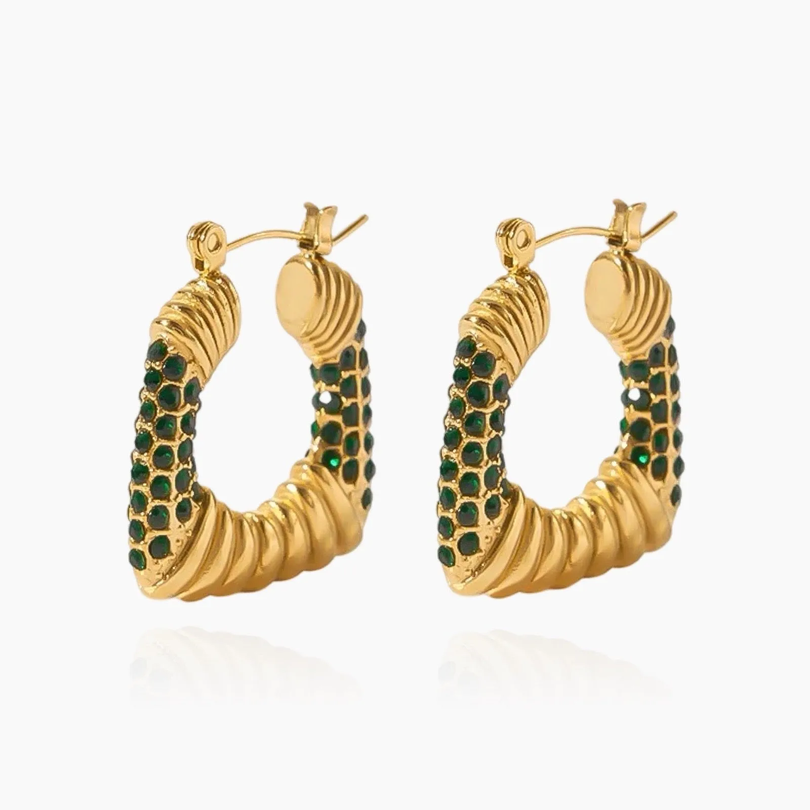 Stargirl Pave Hoops