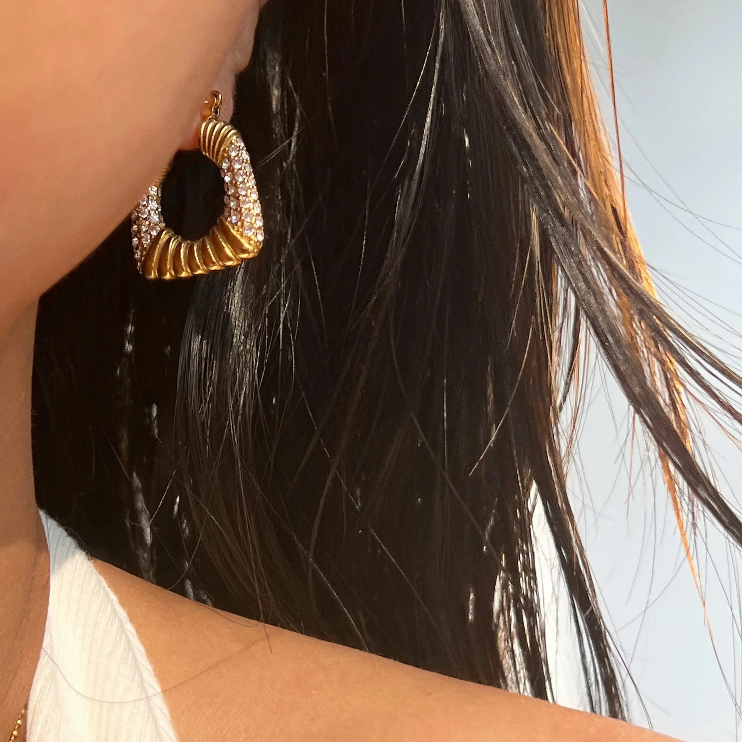 Stargirl Pave Hoops