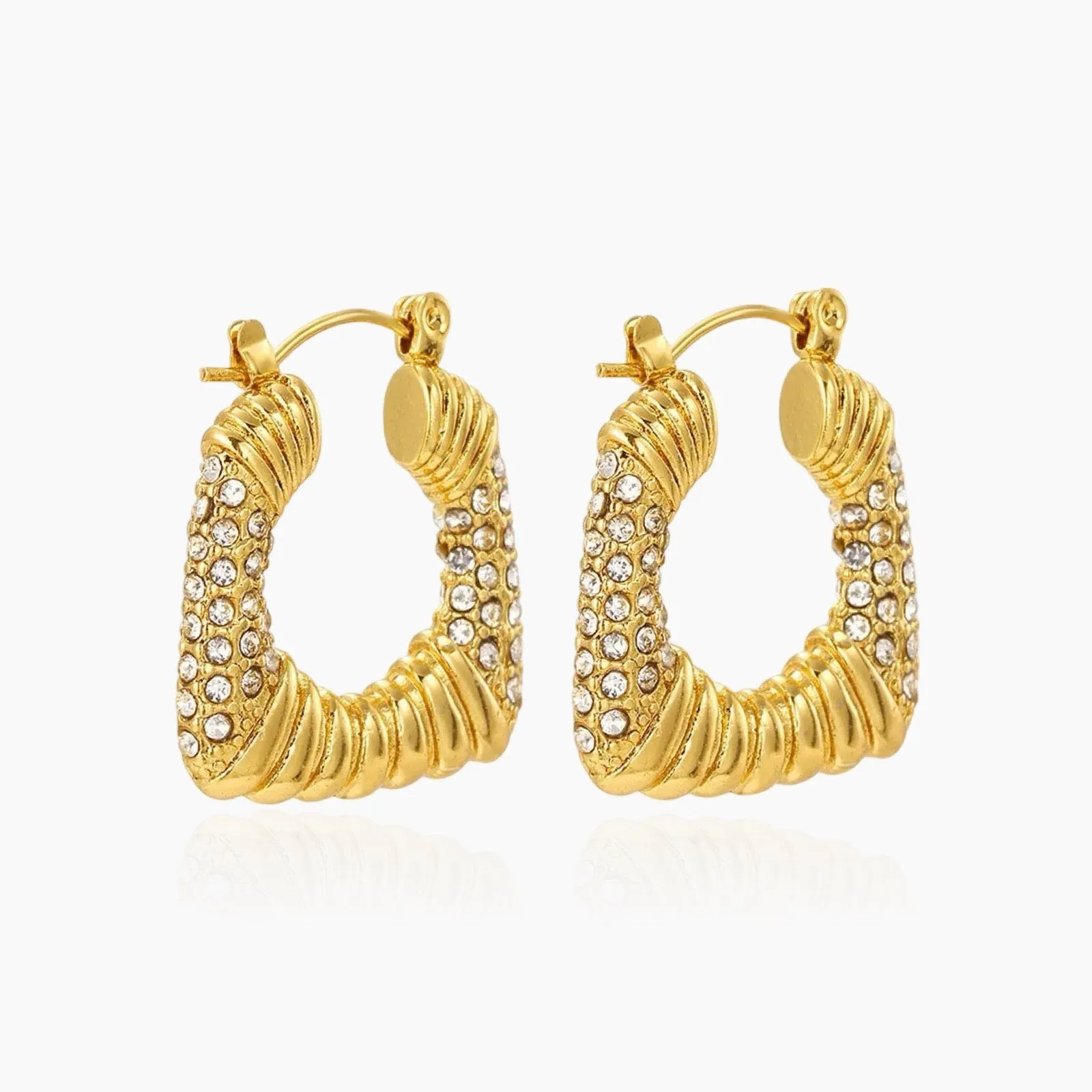 Stargirl Pave Hoops