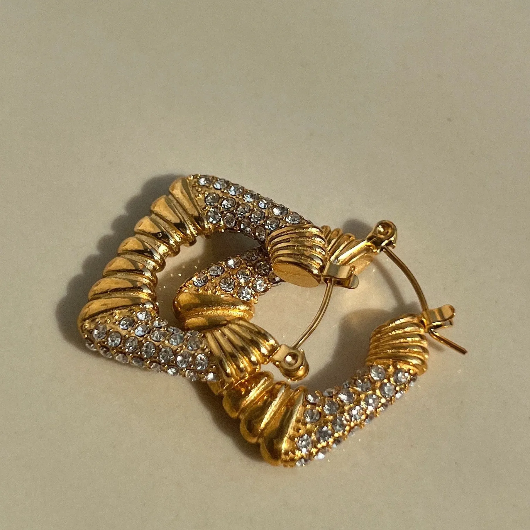 Stargirl Pave Hoops