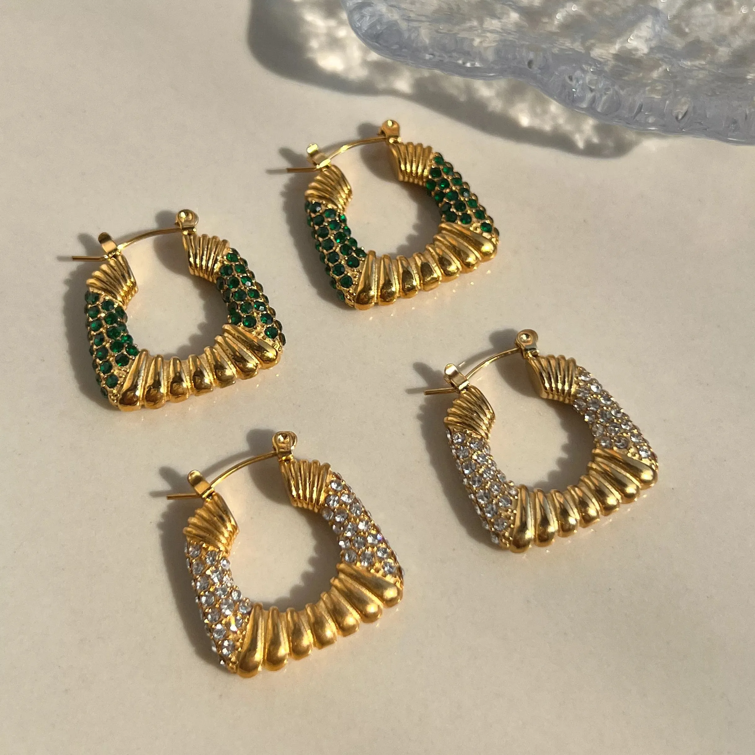 Stargirl Pave Hoops