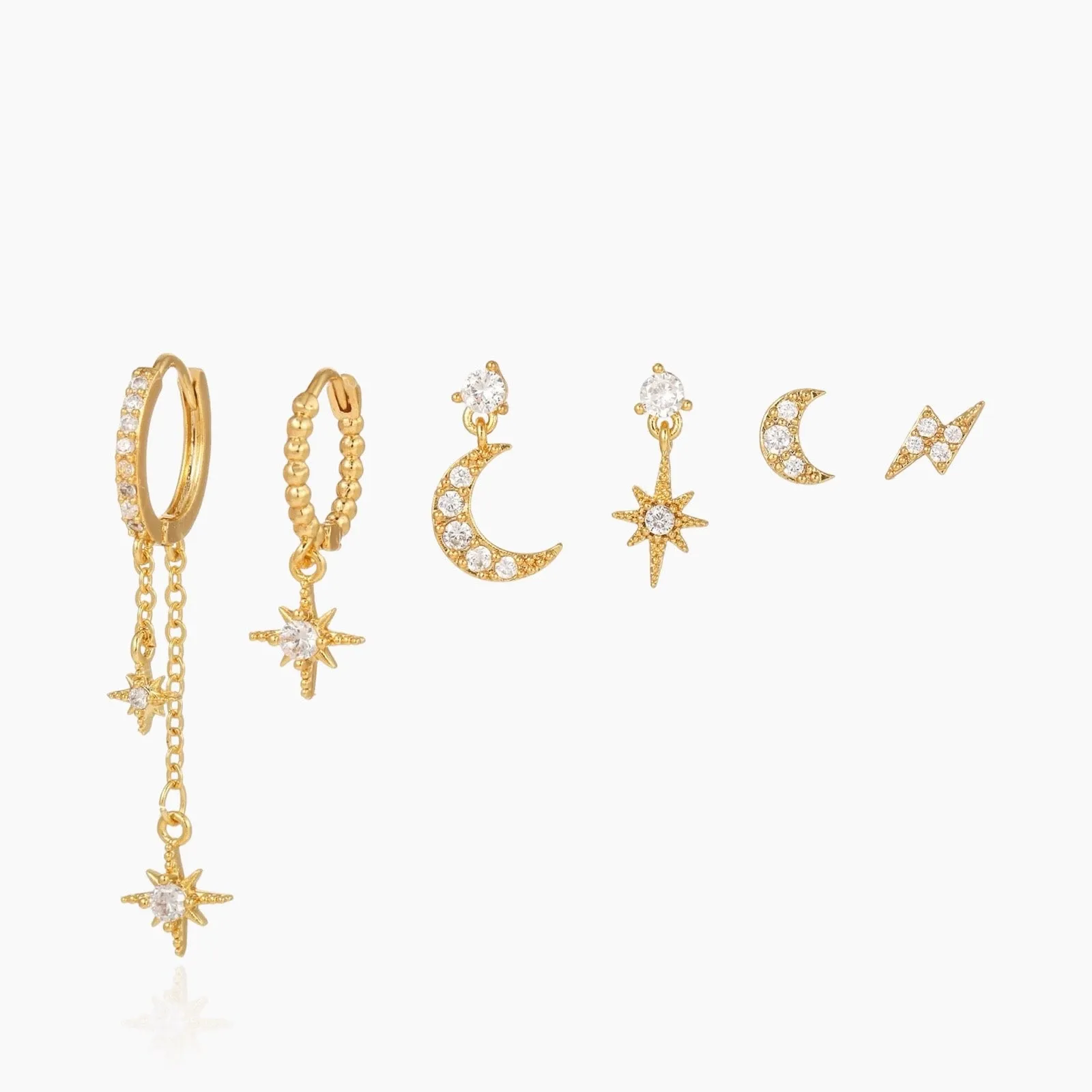 Starry Night Earrings Set